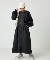 【フリークスストア/FREAK'S STORE】のウエスト ドローコード フレアワンピース【限定展開】 24AW 人気、トレンドファッション・服の通販 founy(ファニー) ファッション Fashion レディースファッション Fashion for Women ワンピース Dresses 2024年 2024 2024-2025秋冬・A/W Autumn/Winter 2024–25 AW24–25 冬 Winter / This Winter スリーブ Sleeve, Long Sleeve / Short Sleeve デニム Denim, Jeans Material ドローコード Drawcord, Drawstring Cord フレア Flare, Flared マキシ Maxi, Full Length A/W・秋冬 Autumn/Winter |ID:prp329100004717337
