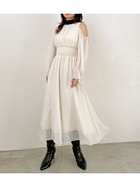 【スナイデル/SNIDEL】のコールドショルダーボウタイワンピース 人気、トレンドファッション・服の通販 founy(ファニー) ファッション Fashion レディースファッション Fashion for Women ワンピース Dresses ウェーブ Wavy Pattern ギャザー Gathered, Ruffled シャーリング Shirring, Ruched スマート Smart, Elegant スリーブ Sleeve, Long Sleeve / Short Sleeve ミックス Mix, Mixed Style おすすめ Recommended / Our Picks エレガント 上品 Elegant thumbnail MIX[930]|ID: prp329100004717362 ipo3291000000034084944