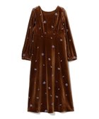 【ビームス ウイメン/BEAMS】のベロア 刺繍 ワンピース 人気、トレンドファッション・服の通販 founy(ファニー) ファッション Fashion レディースファッション Fashion for Women ワンピース Dresses ギャザー Gathered, Ruffled クラシカル Classical, Vintage-Inspired ジャケット Jacket, Outerwear フォルム Silhouette, Form ベロア Velour, Soft Velvet エレガント 上品 Elegant thumbnail BROWN|ID: prp329100004717363 ipo3291000000034084954