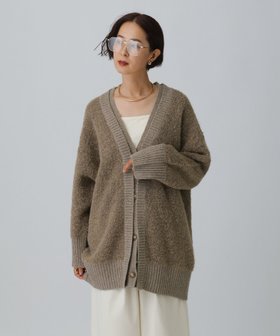 【レプシィム ローリーズファーム/LEPSIM LOWRYS FARM】の5ゲージダブルカラーチュニックカーディガン 人気、トレンドファッション・服の通販 founy(ファニー) ファッション Fashion レディースファッション Fashion for Women トップス・カットソー Cut & Sew Tops カーディガン・羽織り Layered Style Cardigans おすすめ Recommended / Our Picks カーディガン Cardigan, Knitwear チュニック Tunic, Long Top |ID:prp329100004717386