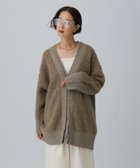 【レプシィム ローリーズファーム/LEPSIM LOWRYS FARM】の5ゲージダブルカラーチュニックカーディガン 人気、トレンドファッション・服の通販 founy(ファニー) ファッション Fashion レディースファッション Fashion for Women トップス・カットソー Cut & Sew Tops カーディガン・羽織り Layered Style Cardigans おすすめ Recommended / Our Picks カーディガン Cardigan, Knitwear チュニック Tunic, Long Top thumbnail モカ55|ID: prp329100004717386 ipo3291000000034480582