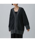 【レプシィム ローリーズファーム/LEPSIM LOWRYS FARM】の5ゲージダブルカラーチュニックカーディガン チャコール18|ID: prp329100004717386 ipo3291000000034699013