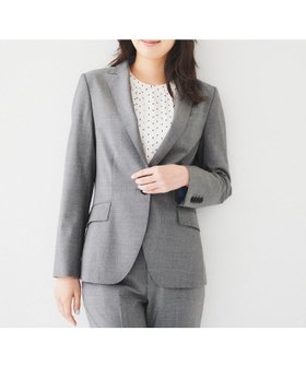 【アンタイトル/UNTITLED】の【通勤スーツ】ウーステッド テーラードジャケット 人気、トレンドファッション・服の通販 founy(ファニー) ファッション Fashion レディースファッション Fashion for Women アウター Coat / Outerwear Collection レディースジャケット・軽アウター Jackets テーラードジャケット / 通勤・きれいめスタイル Tailored Jackets & Blazers スーツ Business Suits & Workwear スーツジャケット・オフィスブレザー Suit Jackets / Blazers ジャケット Jacket, Outerwear スタイリッシュ Stylish, Fashionable ストライプ Stripe, Striped Pattern ストレッチ Stretch, Stretchy Fabric スマート Smart, Elegant スーツ Suit, Formalwear セットアップ Set-Up, Coordinated Outfit 定番 Standard, Basic Item ポケット Pocket, Pocket Detail エレガント 上品 Elegant ビジネス 仕事 通勤 Business / Work / Commuting |ID:prp329100004717413