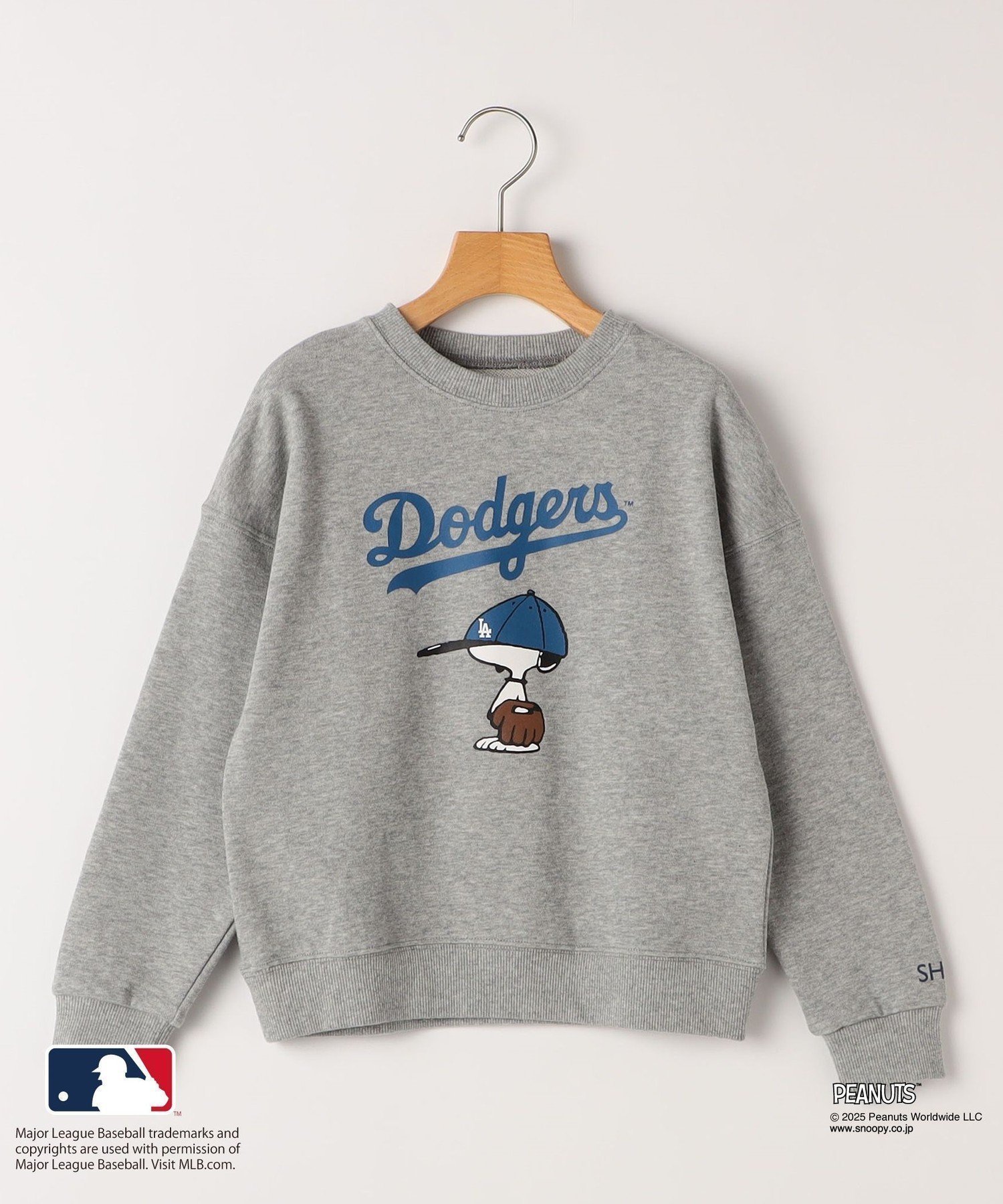 【シップス/SHIPS / KIDS】のSHIPS KIDS 130~170cm / PEANUTS*MLB プリント スウェット インテリア・キッズ・メンズ・レディースファッション・服の通販 founy(ファニー) 　ファッション　Fashion　キッズファッション　Fashion for Kids　アメリカン　American Style　グラフィック　Graphic, Graphic Design　コラボ　Collaboration, Collab　今季　This Season, Current Season　スウェット / スエット　Sweatshirt, Sweatwear　スペシャル　Special, Limited Edition　スポーツ　Sports, Activewear　プリント　Print, Printed Pattern　おすすめ　Recommended / Our Picks　ギフト プレゼント　Gift / Present　グレー|ID: prp329100004717554 ipo3291000000034087551
