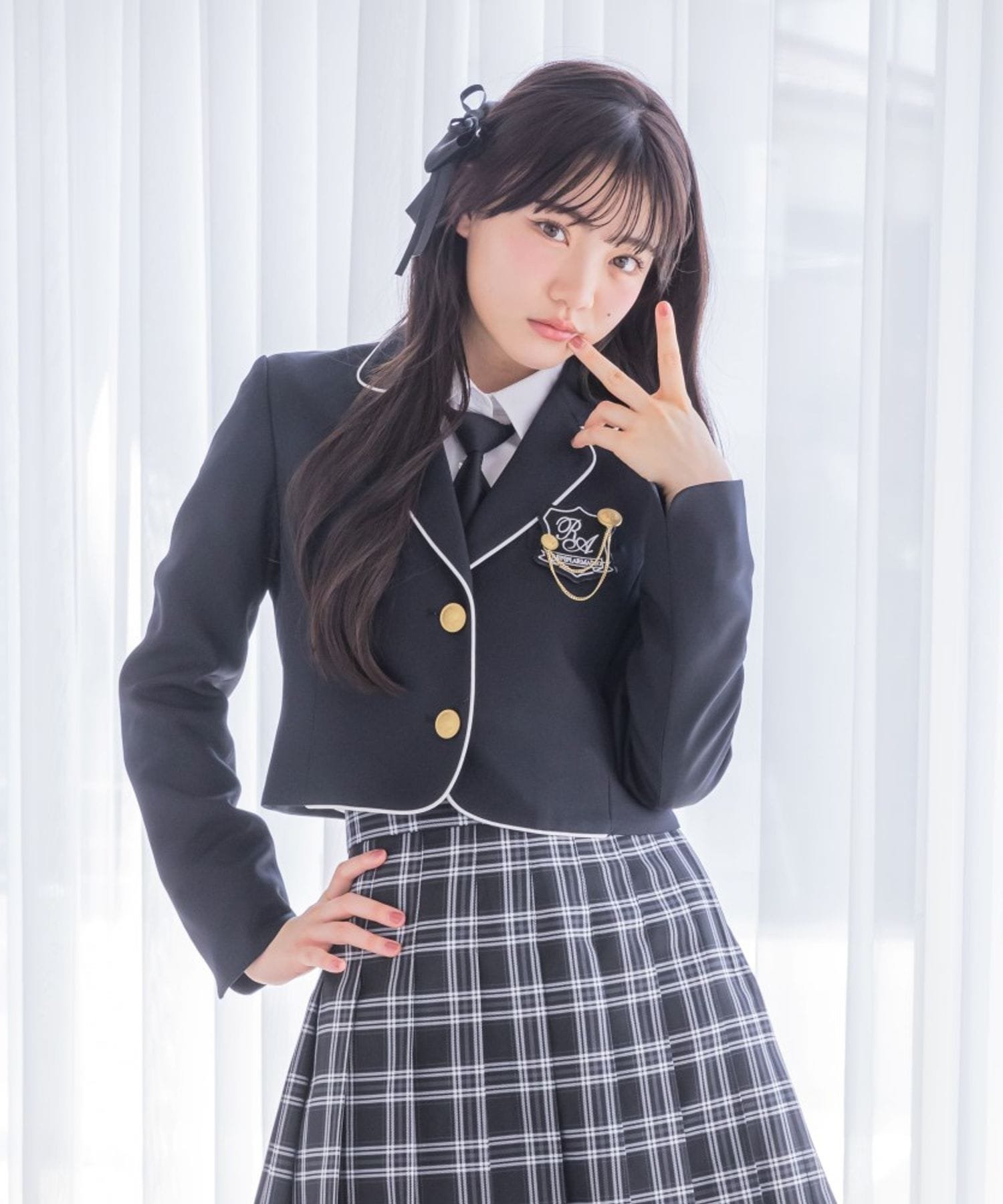 【レピピアルマリオ/repipi armario / KIDS】の【卒服2026】ボレロジャケット 人気、トレンドファッション・服の通販 founy(ファニー) 　ファッション　Fashion　キッズファッション　Fashion for Kids　アウター　Coat Outerwear /Kids　おすすめ　Recommended / Our Picks　ショート　Short, Short Length　ジャケット　Jacket, Outerwear　パイピング　Piping, Trim Design　プリーツ　Pleats, Pleated　ボレロ　Bolero, Short Cardigan　ポケット　Pocket, Pocket Detail　リボン　Ribbon, Bow　卒業式　Graduation Ceremony　 other-1|ID: prp329100004717634 ipo3291000000034088502