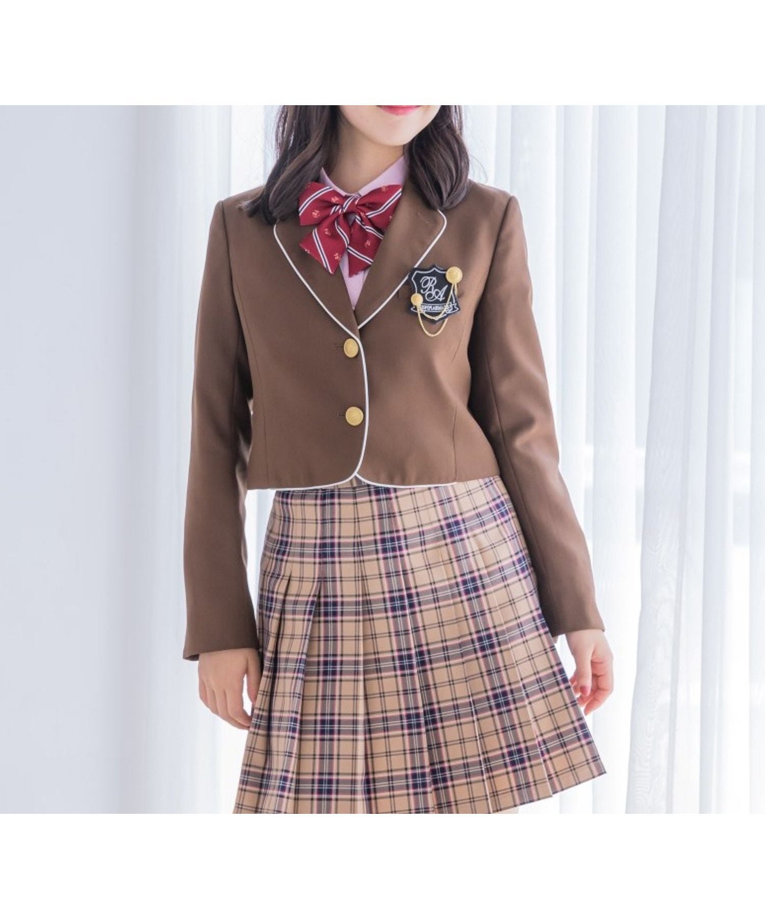 【レピピアルマリオ/repipi armario / KIDS】の【卒服2026】ボレロジャケット インテリア・キッズ・メンズ・レディースファッション・服の通販 founy(ファニー) 　ファッション　Fashion　キッズファッション　Fashion for Kids　アウター　Coat Outerwear /Kids　おすすめ　Recommended / Our Picks　ショート　Short, Short Length　ジャケット　Jacket, Outerwear　パイピング　Piping, Trim Design　プリーツ　Pleats, Pleated　ボレロ　Bolero, Short Cardigan　ポケット　Pocket, Pocket Detail　リボン　Ribbon, Bow　卒業式　Graduation Ceremony　キャメル55|ID: prp329100004717634 ipo3291000000034088505