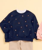 【エフオー オンラインストア/F.O.Online Store / KIDS】のアソート総柄刺繍レイヤードトレーナー ネイビーブルー|ID: prp329100004717647 ipo3291000000034088691