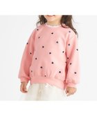 【エフオー オンラインストア/F.O.Online Store / KIDS】のアソート総柄刺繍レイヤードトレーナー 人気、トレンドファッション・服の通販 founy(ファニー) ファッション Fashion キッズファッション Fashion for Kids トレーナー Sweatshirt, Trainer A/W・秋冬 Autumn/Winter thumbnail ピンク|ID: prp329100004717647 ipo3291000000034730689