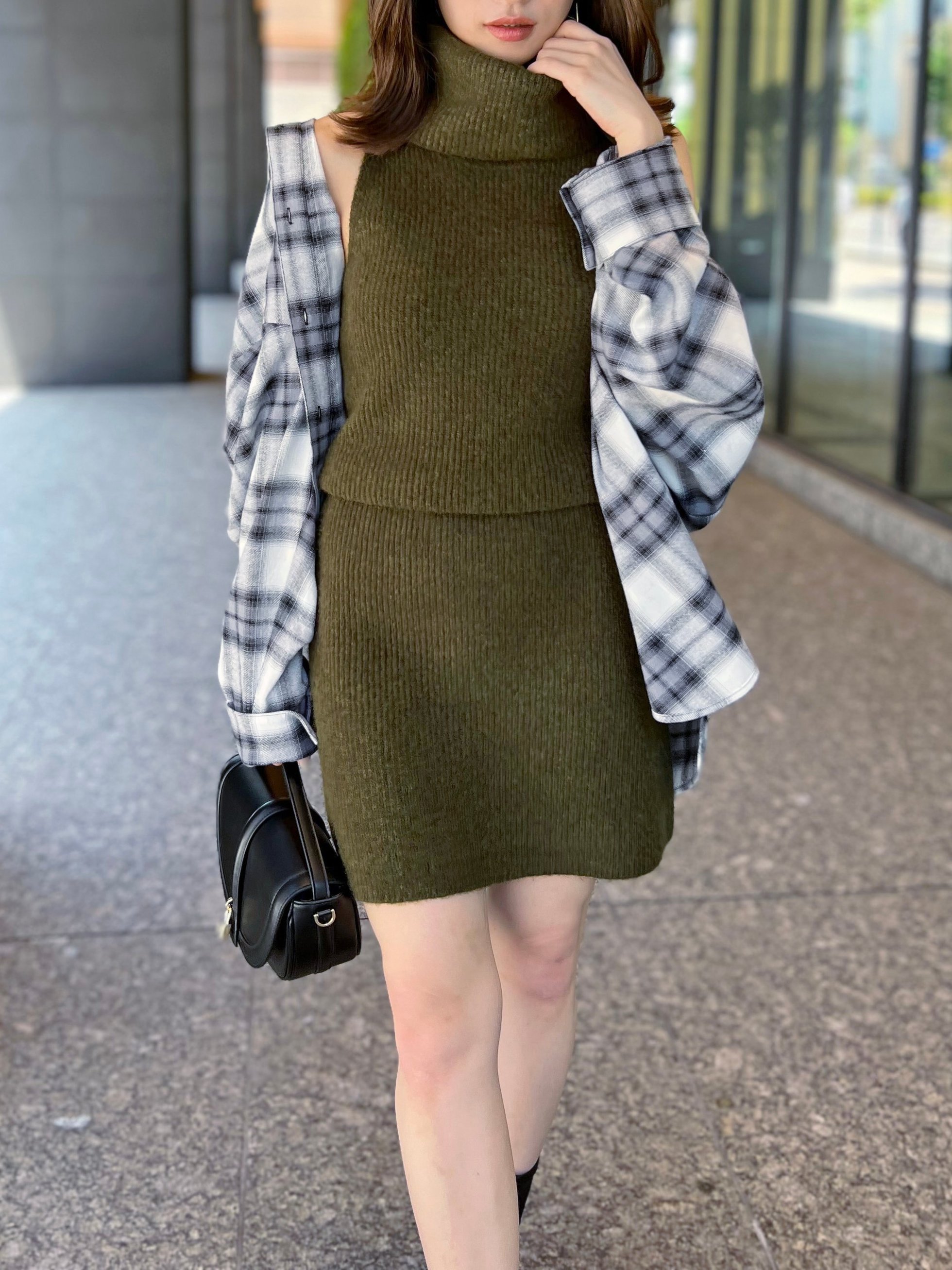 【スナイデル/SNIDEL】のオーバーサイズネルシャツ 人気、トレンドファッション・服の通販 founy(ファニー) 　ファッション　Fashion　レディースファッション　Fashion for Women　トップス・カットソー　Cut & Sew Tops　シャツ・ブラウス・オフィスカジュアル　Elegant Blouses & Button-Ups　ウェーブ　Wavy Pattern　秋　Autumn　スマート　Smart, Elegant　チェック　Check, Plaid, Tartan　モノトーン　Monotone, Black and White　おすすめ　Recommended / Our Picks　 other-1|ID: prp329100004717662 ipo3291000000034088885