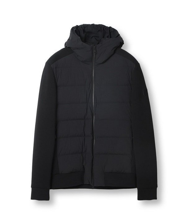【メンズビギトーキョー/Men's Bigi / MEN】の【DUNO/デュノ】切替ダウンブルゾン GIANT インテリア・キッズ・メンズ・レディースファッション・服の通販 founy(ファニー) 　ファッション　Fashion　メンズファッション　Fashion for Men　切替　Switching, Contrast Panel　スウェット / スエット　Sweatshirt, Sweatwear　スタイリッシュ　Stylish, Fashionable　ストレッチ　Stretch, Stretchy Fabric　スリム　Slim, Slim Fit　ダウン　Down, Puffer　ダブル　Double, Double-Breasted　ハンド　Hand, Handmade　フィット　Fit, Slim Fit　フロント　Front, Front Design　ブルゾン　Blouson, Bomber Jacket　ポケット　Pocket, Pocket Detail　防寒　Cold Protection, Winter-Ready　モダン　Modern, Contemporary　ブラック|ID: prp329100004717676 ipo3291000000034089016