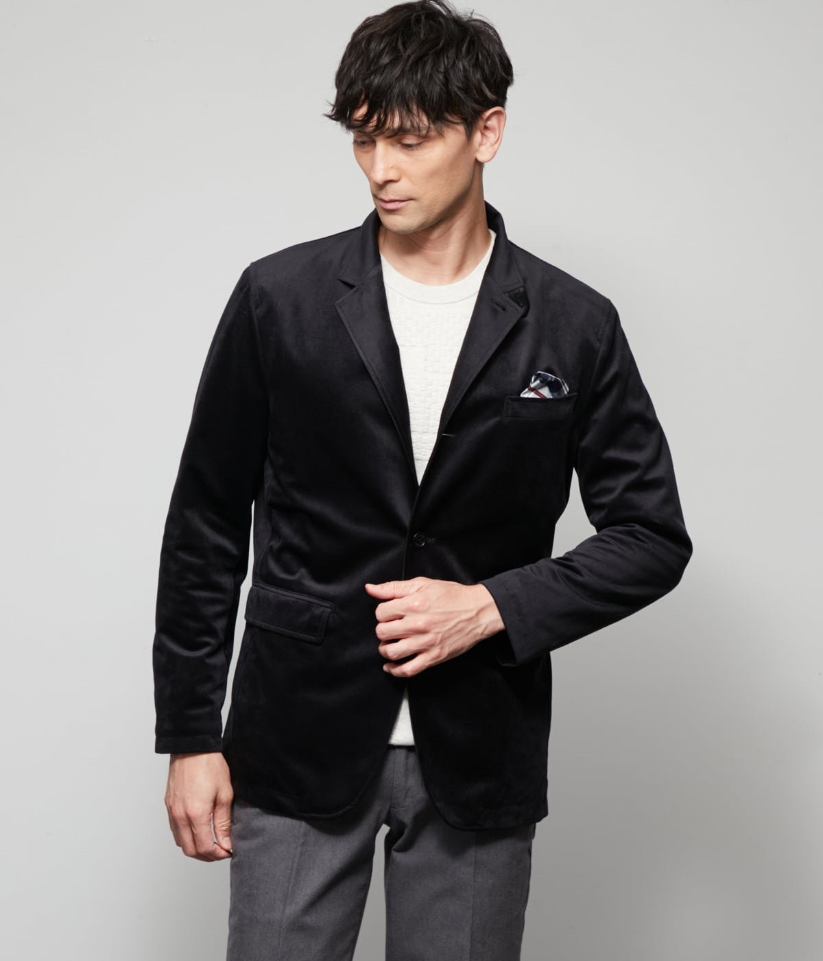 【ニューヨーカー/NEWYORKER / MEN】のマイクロベロアツイル コンバーチブルアウター 人気、トレンドファッション・服の通販 founy(ファニー) 　ファッション　Fashion　メンズファッション　Fashion for Men　アウター　Men's Coats Outerwear　スタイリッシュ　Stylish, Fashionable　ストレッチ　Stretch, Stretchy Fabric　フラップ　Flap, Flap Pocket　ポケット　Pocket, Pocket Detail　無地　Plain, Solid Color　A/W・秋冬　Autumn/Winter　おすすめ　Recommended / Our Picks　 other-1|ID: prp329100004717712 ipo3291000000034089365