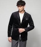 【ニューヨーカー/NEWYORKER / MEN】のマイクロベロアツイル コンバーチブルアウター ブラック|ID: prp329100004717712 ipo3291000000034089366