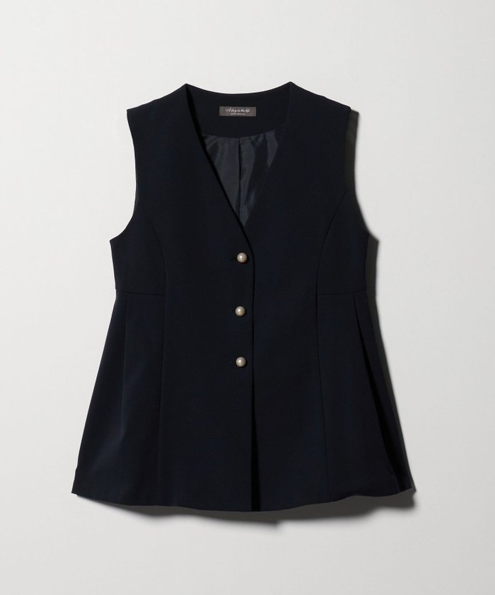 【ユナイテッドアローズ/UNITED ARROWS】のダブルニット ペプラムベスト -ウォッシャブル・セットアップ対応- A DAY IN THE LIFE インテリア・キッズ・メンズ・レディースファッション・服の通販 founy(ファニー) https://founy.com/ ファッション Fashion レディースファッション Fashion for Women アウター Coat / Outerwear Collection トップス・カットソー Cut & Sew Tops ニット Knit Tops & Sweaters ベスト&ジレ / 重ね着スタイル Vests & Gilets カットソー Cut and Sewn Top ジャケット Jacket, Outerwear ダブル Double, Double-Breasted デニム Denim, Jeans Material トレンド Trend, Trending Now バランス Balance, Style Balance パール Pearl, Pearl Accent ベスト Vest, Waistcoat ペプラム Peplum, Flared Hem アウトレット Outlet / Clearance ビジネス 仕事 通勤 Business / Work / Commuting |ID: prp329100004718448 ipo3291000000034517314