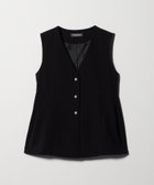 【ユナイテッドアローズ/UNITED ARROWS】のダブルニット ペプラムベスト -ウォッシャブル・セットアップ対応- A DAY IN THE LIFE BLACK|ID: prp329100004718448 ipo3291000000034517319