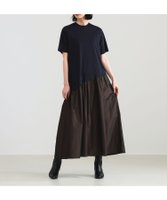【デミルクス ビームス/Demi-Luxe BEAMS】の【10/2新規値下げ】タフタ コンビ ワンピース 人気、トレンドファッション・服の通販 founy(ファニー) ファッション Fashion レディースファッション Fashion for Women ワンピース Dresses カットソー Cut and Sewn Top コンビ Combo, Combination Style シャンブレー Chambray, Denim-Like Fabric ジャケット Jacket, Outerwear タフタ Taffeta, Structured Fabric ドッキング Docking, Mixed Material ポケット Pocket, Pocket Detail ルーズ Loose, Oversized おすすめ Recommended / Our Picks エレガント 上品 Elegant |ID:prp329100004718586