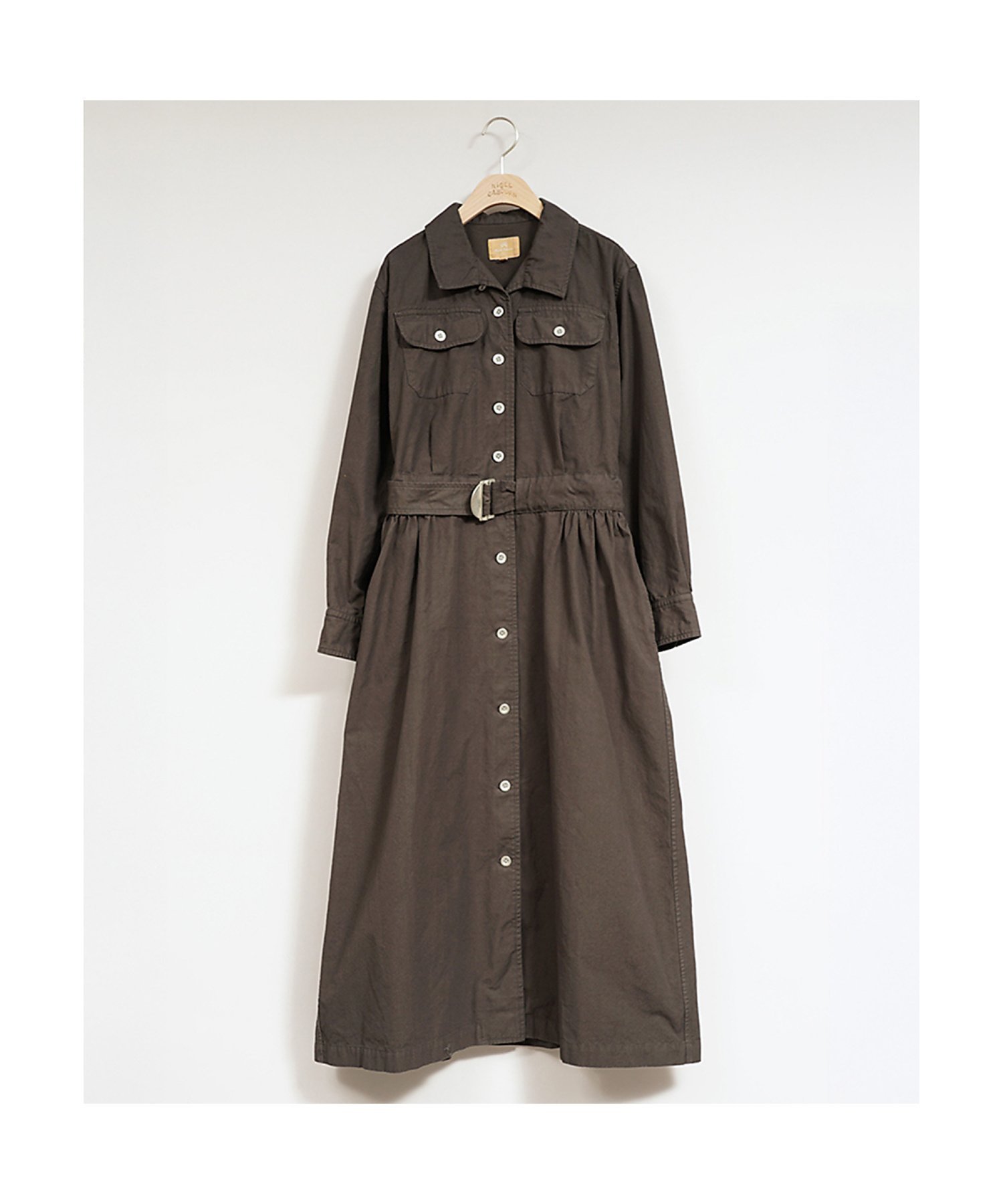 【ナイジェル ケーボン/NIGEL CABOURN】の【公式】WOMAN / ジャパニーズファーマーコートドレス / JAPANESE インテリア・キッズ・メンズ・レディースファッション・服の通販 founy(ファニー) 　ファッション　Fashion　レディースファッション　Fashion for Women　アウター　Coat / Outerwear Collection　コート・ロングコート・ピーコート　Long Coats, Peacoats & More　ワンピース　Dresses　フォーマル・パーティードレス・結婚式用ドレス　Elegant & Casual Dresses　インナー　Innerwear　ドレス　Dress, One-Piece　ポケット　Pocket, Pocket Detail　ミリタリー　Military, Army Style　チャコールグレー|ID: prp329100004718591 ipo3291000000034096682