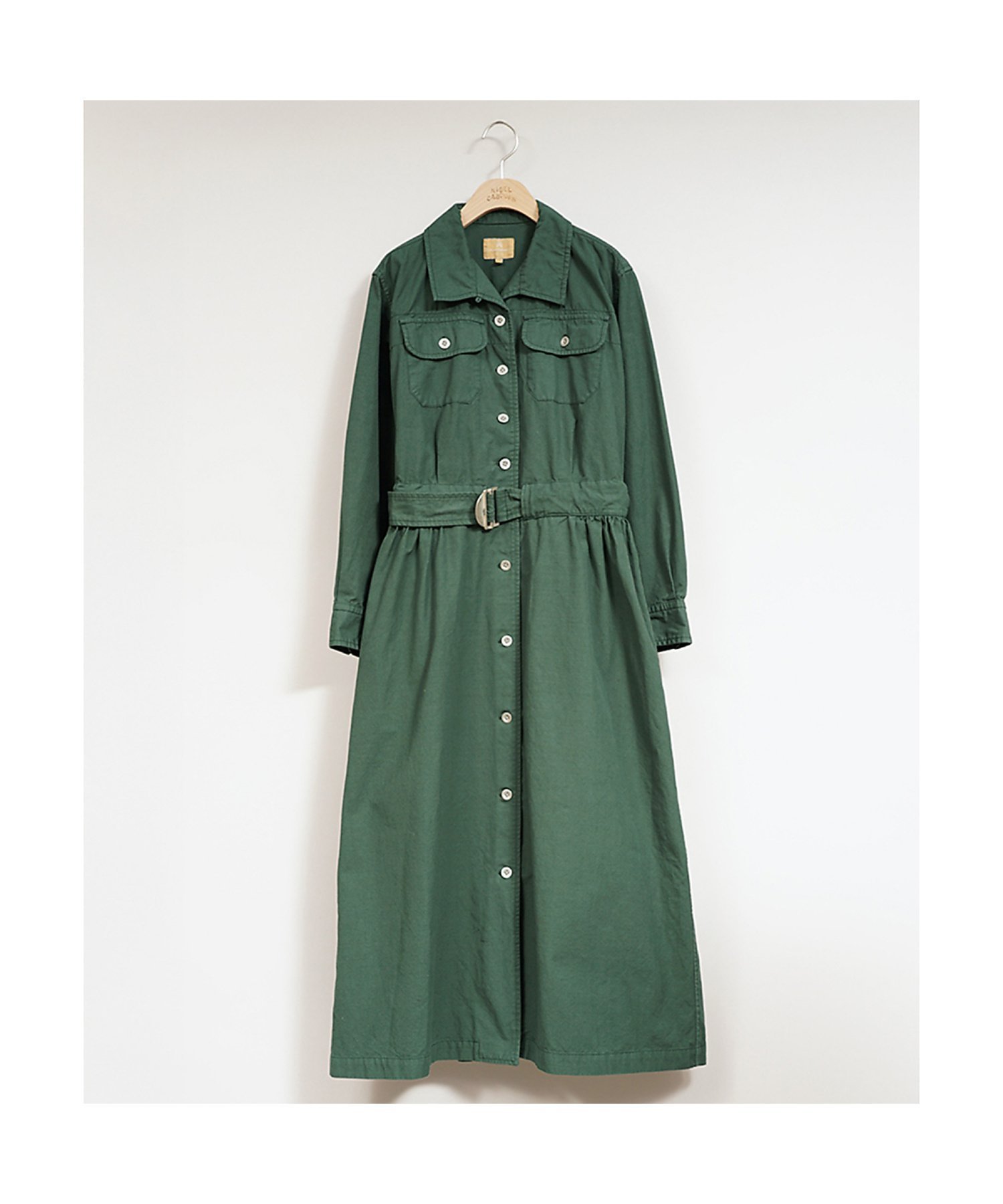 【ナイジェル ケーボン/NIGEL CABOURN】の【公式】WOMAN / ジャパニーズファーマーコートドレス / JAPANESE インテリア・キッズ・メンズ・レディースファッション・服の通販 founy(ファニー) 　ファッション　Fashion　レディースファッション　Fashion for Women　アウター　Coat / Outerwear Collection　コート・ロングコート・ピーコート　Long Coats, Peacoats & More　ワンピース　Dresses　フォーマル・パーティードレス・結婚式用ドレス　Elegant & Casual Dresses　インナー　Innerwear　ドレス　Dress, One-Piece　ポケット　Pocket, Pocket Detail　ミリタリー　Military, Army Style　グリーン|ID: prp329100004718591 ipo3291000000034096683