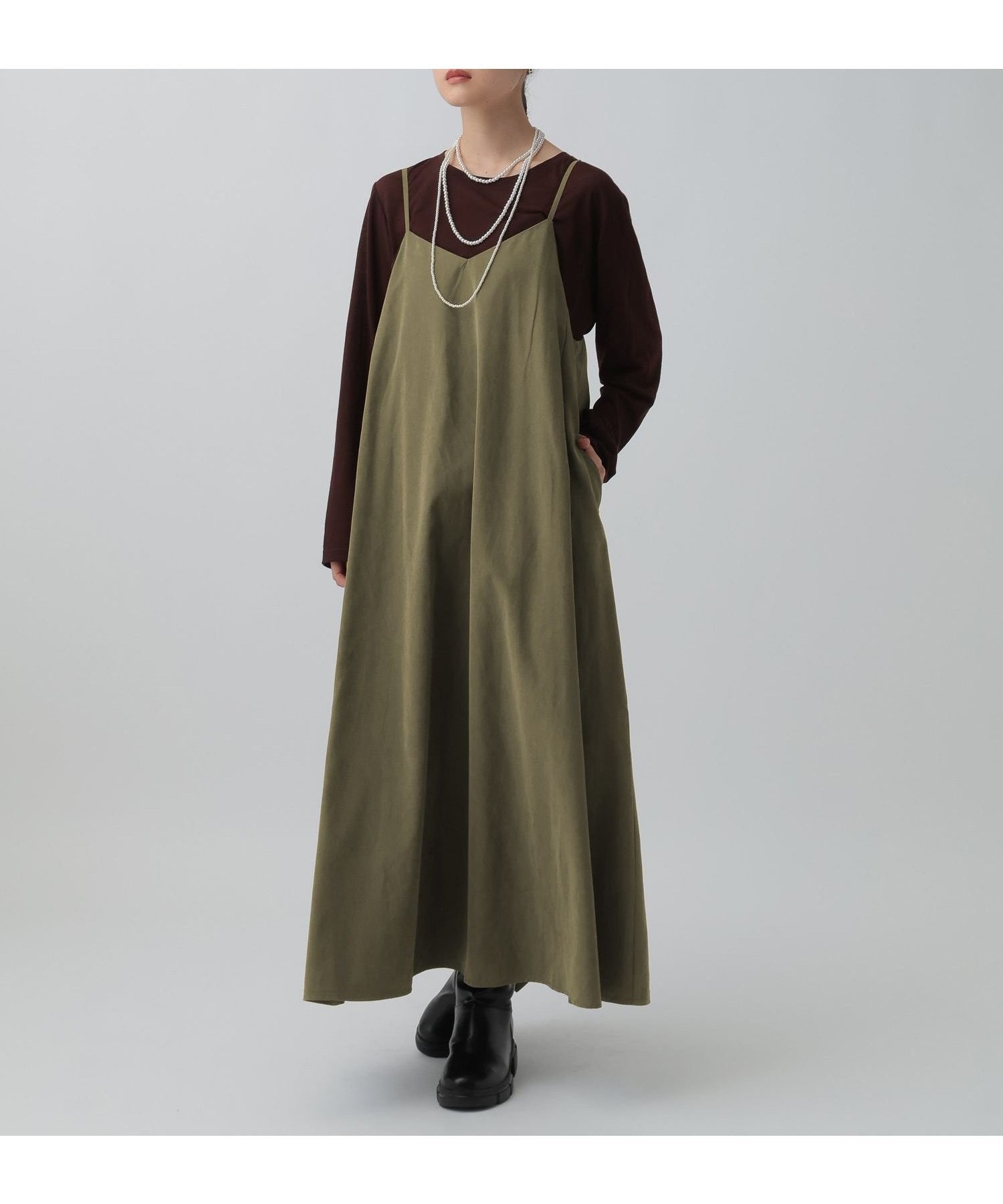 【レプシィム ローリーズファーム/LEPSIM LOWRYS FARM】のフィブリルキャミワンピース インテリア・キッズ・メンズ・レディースファッション・服の通販 founy(ファニー) ファッション Fashion レディースファッション Fashion for Women ワンピース Dresses キャミソールワンピース Camisole Dresses おすすめ Recommended / Our Picks キャミワンピース Cami Dress, Slip Dress デニム Denim, Jeans Material トレンド Trend, Trending Now 今季 This Season, Current Season 秋 Autumn モカーキ53|ID: prp329100004718609 ipo3291000000034622711