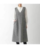 【ヒロコビス/HIROKO BIS】の千鳥チェックツイードジャンパースカート 人気、トレンドファッション・服の通販 founy(ファニー) ファッション Fashion レディースファッション Fashion for Women スカート Skirts おすすめ Recommended / Our Picks カーディガン Cardigan, Knitwear ジャケット Jacket, Outerwear スリーブ Sleeve, Long Sleeve / Short Sleeve ポケット Pocket, Pocket Detail エレガント 上品 Elegant thumbnail ブラック|ID: prp329100004718656 ipo3291000000034097088