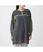 【ヒロコビス/HIROKO BIS】のプレーティング刺繍ニットチュニック 人気、トレンドファッション・服の通販 founy(ファニー) ファッション Fashion レディースファッション Fashion for Women トップス・カットソー Cut & Sew Tops ニット Knit Tops & Sweaters おすすめ Recommended / Our Picks ストレッチ Stretch, Stretchy Fabric チュニック Tunic, Long Top ハンド Hand, Handmade ボトム Bottoms, Lower Wear ワイド Wide, Wide Fit thumbnail グレー|ID: prp329100004718660 ipo3291000000034097103