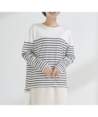 【ローラ/Rora】の「シンプルにこそ,綿100%」ボーダーロングT 人気、トレンドファッション・服の通販 founy(ファニー) ファッション Fashion レディースファッション Fashion for Women カメラ Camera Accessories シンプル Simple, Minimal 定番 Standard, Basic Item 長袖 Long Sleeve, Full Sleeve ボーダー Border, Stripe ロング Long, Long-Length 夏 Summer お正月 New Year クリスマス X'mas Christmas / X'mas ギフト プレゼント Gift / Present 入学式 Entrance Ceremony 卒業式 Graduation Ceremony thumbnail ホワイト×ブラック|ID: prp329100004718806 ipo3291000000034098143