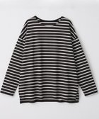 【ローラ/Rora】の「シンプルにこそ,綿100%」ボーダーロングT 人気、トレンドファッション・服の通販 founy(ファニー) ファッション Fashion レディースファッション Fashion for Women カメラ Camera Accessories シンプル Simple, Minimal 定番 Standard, Basic Item 長袖 Long Sleeve, Full Sleeve ボーダー Border, Stripe ロング Long, Long-Length 夏 Summer お正月 New Year クリスマス X'mas Christmas / X'mas ギフト プレゼント Gift / Present 入学式 Entrance Ceremony 卒業式 Graduation Ceremony thumbnail ブラック×ホワイト|ID: prp329100004718806 ipo3291000000034098149
