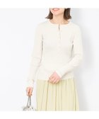 【マイカ ディール/MICA & DEAL】のヘンリーネックワイドリブプルオーバー 人気、トレンドファッション・服の通販 founy(ファニー) ファッション Fashion レディースファッション Fashion for Women トップス・カットソー Cut & Sew Tops カジュアルプルオーバー・ニットトップス Pullovers & Knit Tops / Casual Pullovers コンパクト Compact, Small Size ワイドリブ Wide Rib, Wide Ribbed Knit おすすめ Recommended / Our Picks エレガント 上品 Elegant thumbnail ECRU|ID: prp329100004719036 ipo3291000000034125633