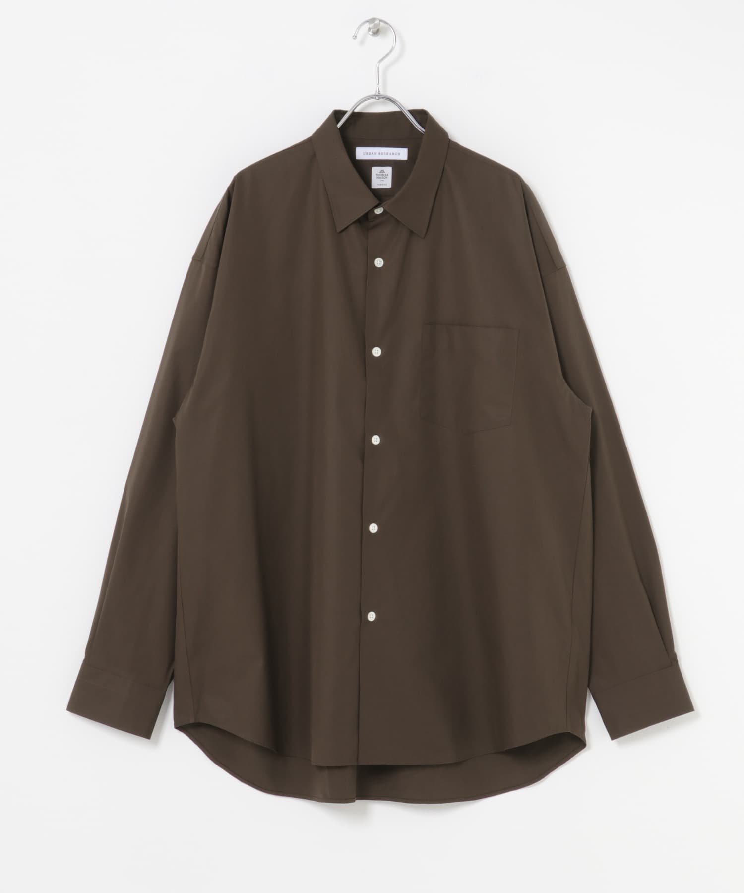 【アーバンリサーチ/URBAN RESEARCH / MEN】の『一部WEB限定カラー』THOMAS MASON OVER SHIRTS インテリア・キッズ・メンズ・レディースファッション・服の通販 founy(ファニー) 　ファッション　Fashion　メンズファッション　Fashion for Men　2025年　2025　2025-2026秋冬・A/W　Autumn/Winter 2025–26 AW25–26　冬　Winter / This Winter　ドレス　Dress, One-Piece　ラグジュアリー　Luxury, Elegant　ワイド　Wide, Wide Fit　A/W・秋冬　Autumn/Winter　BROWN|ID: prp329100004719110 ipo3291000000034100868