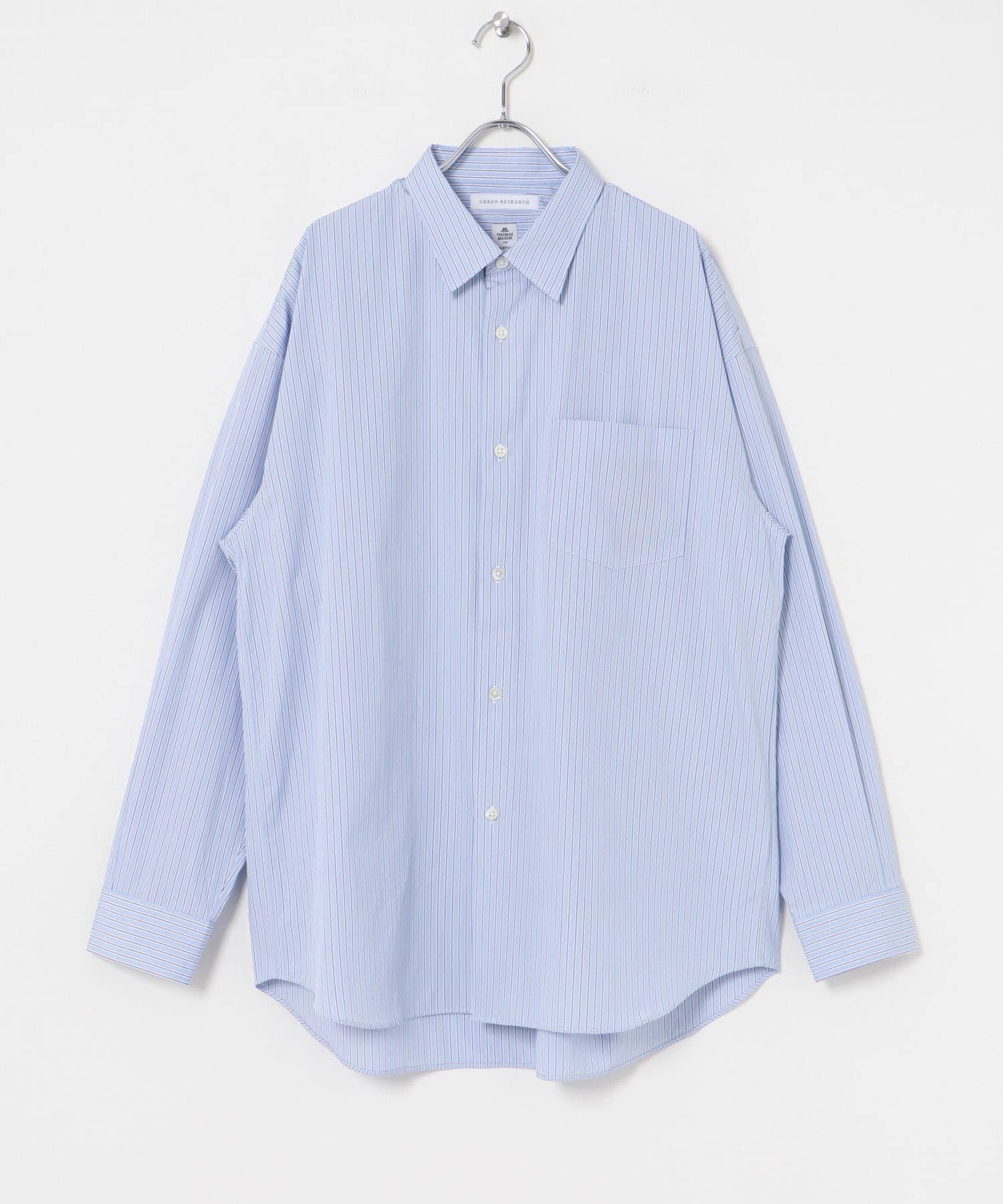 【アーバンリサーチ/URBAN RESEARCH / MEN】の『一部WEB限定カラー』THOMAS MASON OVER SHIRTS インテリア・キッズ・メンズ・レディースファッション・服の通販 founy(ファニー) 　ファッション　Fashion　メンズファッション　Fashion for Men　2025年　2025　2025-2026秋冬・A/W　Autumn/Winter 2025–26 AW25–26　冬　Winter / This Winter　ドレス　Dress, One-Piece　ラグジュアリー　Luxury, Elegant　ワイド　Wide, Wide Fit　A/W・秋冬　Autumn/Winter　BLUE ST|ID: prp329100004719110 ipo3291000000034100873