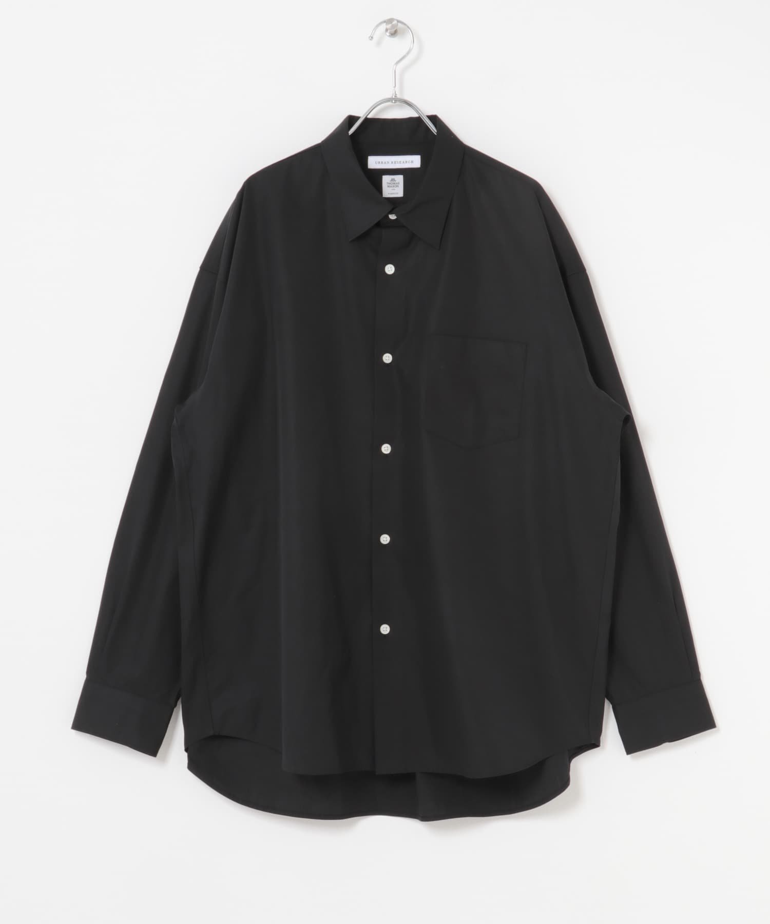 【アーバンリサーチ/URBAN RESEARCH / MEN】の『一部WEB限定カラー』THOMAS MASON OVER SHIRTS インテリア・キッズ・メンズ・レディースファッション・服の通販 founy(ファニー) 　ファッション　Fashion　メンズファッション　Fashion for Men　2025年　2025　2025-2026秋冬・A/W　Autumn/Winter 2025–26 AW25–26　冬　Winter / This Winter　ドレス　Dress, One-Piece　ラグジュアリー　Luxury, Elegant　ワイド　Wide, Wide Fit　A/W・秋冬　Autumn/Winter　BLACK|ID: prp329100004719110 ipo3291000000034100874