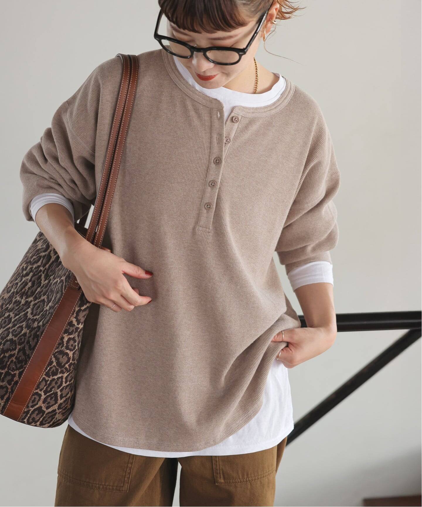 【スピック&スパン/Spick & Span】の《追加3WEB限定 》2枚SETヘンリーネックプルオーバー 人気、トレンドファッション・服の通販 founy(ファニー) 　ファッション　Fashion　レディースファッション　Fashion for Women　トップス・カットソー　Cut & Sew Tops　カジュアルプルオーバー・ニットトップス　Pullovers & Knit Tops / Casual Pullovers　バランス　Balance, Style Balance　人気　Popular, Best Seller　 other-1|ID: prp329100004719117 ipo3291000000034114989