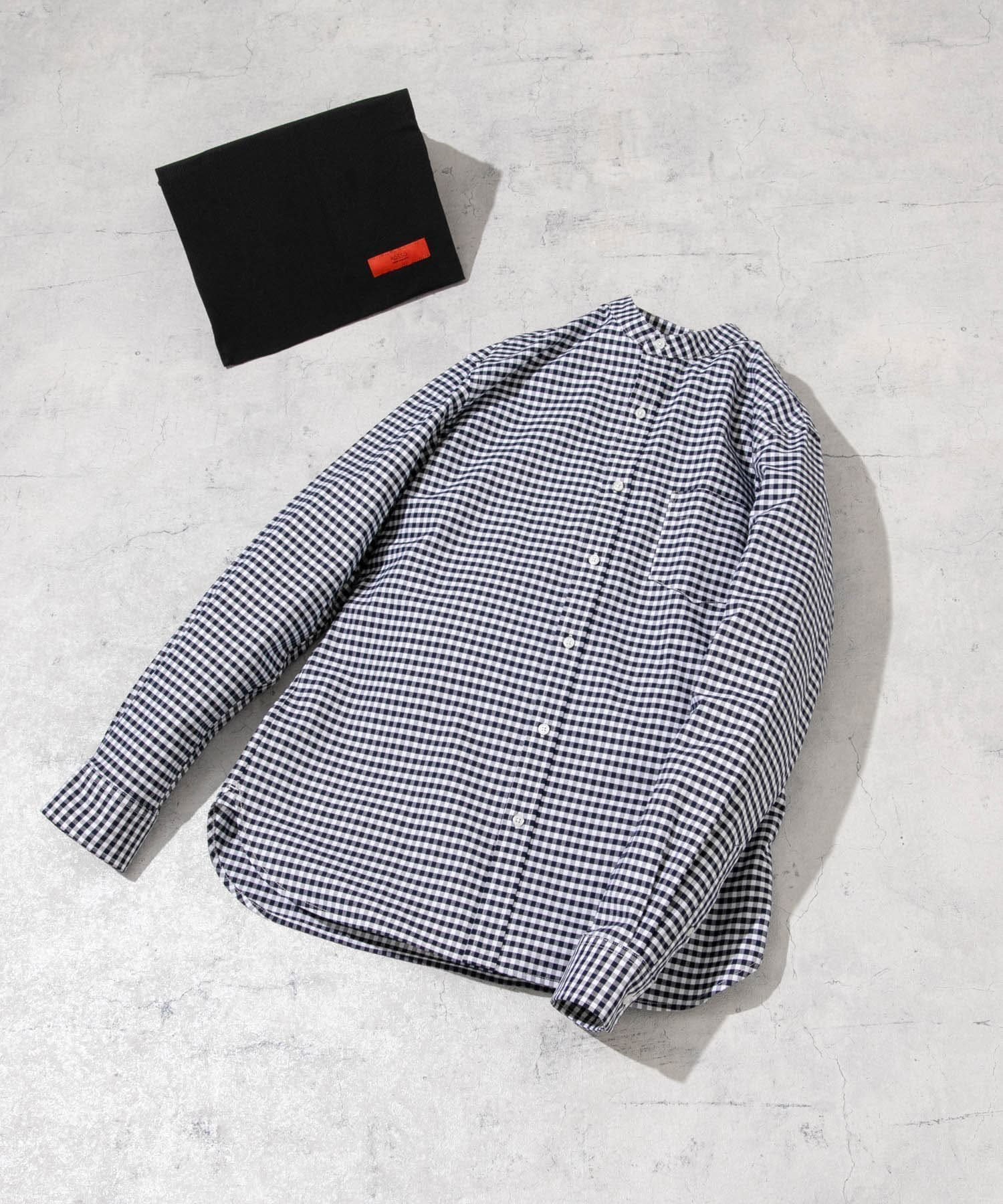【アーバンリサーチ ロッソ/URBAN RESEARCH ROSSO / MEN】の『WEB限定』『XXLサイズあり』『抗菌/消臭』ハイパフォーマンスオックスバンドカラーシャツ インテリア・キッズ・メンズ・レディースファッション・服の通販 founy(ファニー)  ファッション Fashion メンズファッション Fashion for Men 抗菌 Antibacterial, Bacteria-Resistant サングラス Sunglasses, Shades シンプル Simple, Minimal ストレッチ Stretch, Stretchy Fabric スニーカー Sneakers, Trainers スラックス Slacks, Dress Pants デニム Denim, Jeans Material 定番 Standard, Basic Item バランス Balance, Style Balance パフォーマンス Performance, Active Function フィット Fit, Slim Fit ベーシック Basic, Essential リュック Backpack, Rucksack おすすめ Recommended / Our Picks 旅行 Travel ビジネス 仕事 通勤 Business / Work / Commuting NAVY CHECK|ID: prp329100004719244 ipo3291000000034352399