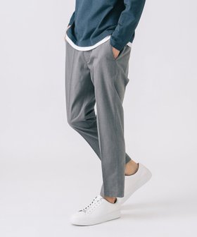 【ビームス ハート/BEAMS HEART / MEN】のアンクル スラックス パンツ 人気、トレンドファッション・服の通販 founy(ファニー) ファッション Fashion メンズファッション Fashion for Men ボトムス Bottoms アンクル Ankle-Length Design シャーリング Shirring, Ruched ストレッチ Stretch, Stretchy Fabric スラックス Slacks, Dress Pants チェック Check, Plaid, Tartan リラックス Relax, Relaxed Fit エレガント 上品 Elegant 無地 Plain, Solid Color |ID:prp329100004719259