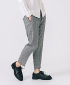 【ビームス ハート/BEAMS HEART / MEN】のアンクル スラックス パンツ 人気、トレンドファッション・服の通販 founy(ファニー) ファッション Fashion メンズファッション Fashion for Men ボトムス Bottoms アンクル Ankle-Length Design シャーリング Shirring, Ruched ストレッチ Stretch, Stretchy Fabric スラックス Slacks, Dress Pants チェック Check, Plaid, Tartan リラックス Relax, Relaxed Fit エレガント 上品 Elegant 無地 Plain, Solid Color thumbnail CHECK|ID: prp329100004719259 ipo3291000000034101879