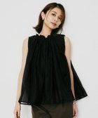 【アンタイトル/UNTITLED】の【MARILYN MOON】シアースターチドコットンギャザーブラウス 人気、トレンドファッション・服の通販 founy(ファニー) ファッション Fashion レディースファッション Fashion for Women トップス・カットソー Cut & Sew Tops シャツ・ブラウス・オフィスカジュアル Elegant Blouses & Button-Ups インド Indian Textile エレガント 上品 Elegant シアー Sheer, See-Through シャーリング Shirring, Ruched スマート Smart, Elegant タオル Towel, Bath Towel フリル Frill, Ruffle フレア Flare, Flared モダン Modern, Contemporary リゾート Resort, Vacation Style リュクス Luxury, Elegant, High-End, Chic おすすめ Recommended / Our Picks thumbnail ブラック|ID: prp329100004719313 ipo3291000000034102338