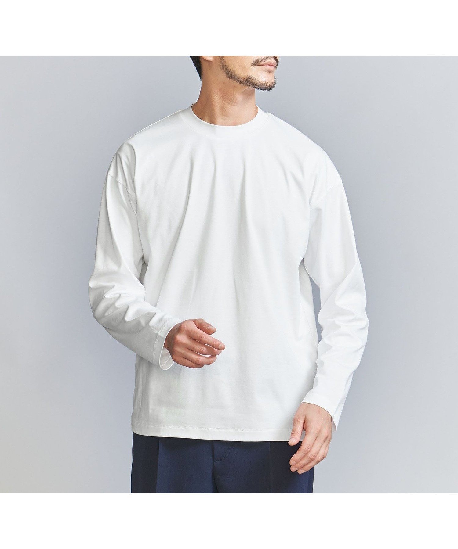 【ビューティ&ユース ユナイテッドアローズ/BEAUTY&YOUTH / UNITED ARROWS / MEN】の【WEB限定 WARDROBE SMART】NORITAKE クルーネック リラックス テーパード カットソー インテリア・キッズ・メンズ・レディースファッション・服の通販 founy(ファニー) 　ファッション　Fashion　メンズファッション　Fashion for Men　トップス・カットソー　Cut & Sew Tops　カットソー　Cut and Sewn Top　ショルダー　Shoulder, Shoulder Strap　スマート　Smart, Elegant　スーツ　Suit, Formalwear　テーパード　Tapered, Tapered Pants　トレンド　Trend, Trending Now　ドロップ　Drop Shoulder, Dropped Style　バランス　Balance, Style Balance　ファブリック　Fabric, Textile　フィット　Fit, Slim Fit　フォルム　Silhouette, Form　リラックス　Relax, Relaxed Fit　日本製　Made In Japan　WHITE|ID: prp329100004719765 ipo3291000000034217796