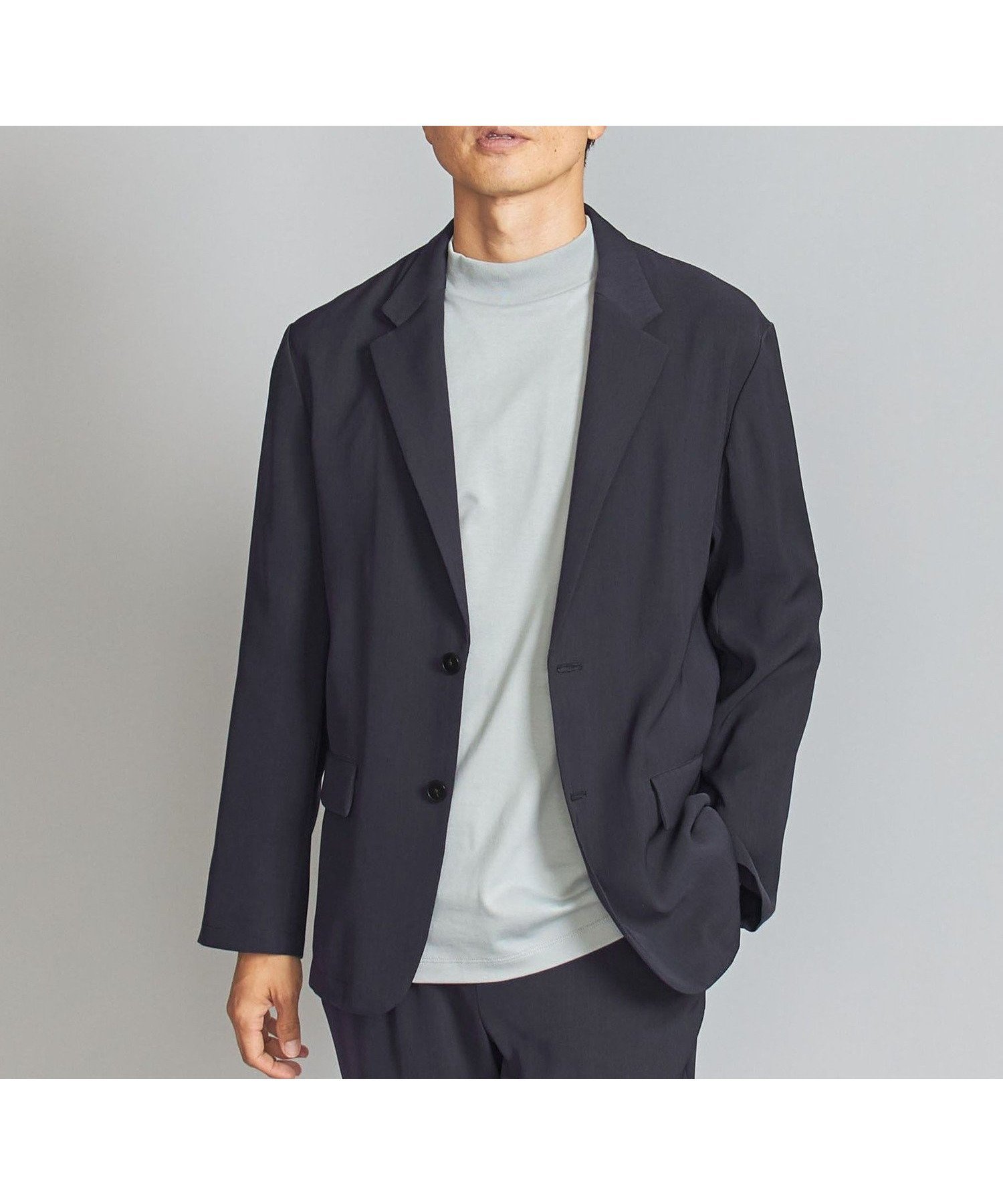 【ユナイテッドアローズ/UNITED ARROWS / MEN】のPAZY PE 2ボタン コンフォート ジャケット -セットアップ対応 ウォッシャブル- インテリア・キッズ・メンズ・レディースファッション・服の通販 founy(ファニー) 　ファッション　Fashion　メンズファッション　Fashion for Men　セットアップ　Matching Sets　ウォッシャブル　Machine Washable　シェイプ　Shape, Slim Fit　ジャケット　Jacket, Outerwear　セットアップ　Set-Up, Coordinated Outfit　アウトレット　Outlet / Clearance　夏　Summer　NAVY|ID: prp329100004719835 ipo3291000000034106092