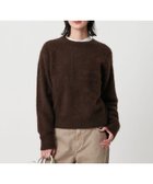 【ビューティ&ユース ユナイテッドアローズ/BEAUTY&YOUTH / UNITED ARROWS】のフォックスカシミヤブレンド クルーネックニットプルオーバー 人気、トレンドファッション・服の通販 founy(ファニー) ファッション Fashion レディースファッション Fashion for Women トップス・カットソー Cut & Sew Tops ニット Knit Tops & Sweaters カジュアルプルオーバー・ニットトップス Pullovers & Knit Tops / Casual Pullovers インナー Innerwear カットソー Cut and Sewn Top カーディガン Cardigan, Knitwear バランス Balance, Style Balance フェミニン Feminine, Girly フォックス Fox, Fox Fur ワイド Wide, Wide Fit thumbnail DK.BROWN|ID: prp329100004719873 ipo3291000000034469474