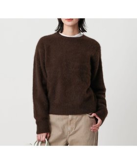 【ビューティ&ユース ユナイテッドアローズ/BEAUTY&YOUTH / UNITED ARROWS】のフォックスカシミヤブレンド クルーネックニットプルオーバー 人気、トレンドファッション・服の通販 founy(ファニー) ファッション Fashion レディースファッション Fashion for Women トップス・カットソー Cut & Sew Tops ニット Knit Tops & Sweaters カジュアルプルオーバー・ニットトップス Pullovers & Knit Tops / Casual Pullovers インナー Innerwear カットソー Cut and Sewn Top カーディガン Cardigan, Knitwear バランス Balance, Style Balance フェミニン Feminine, Girly フォックス Fox, Fox Fur ワイド Wide, Wide Fit |ID:prp329100004719873