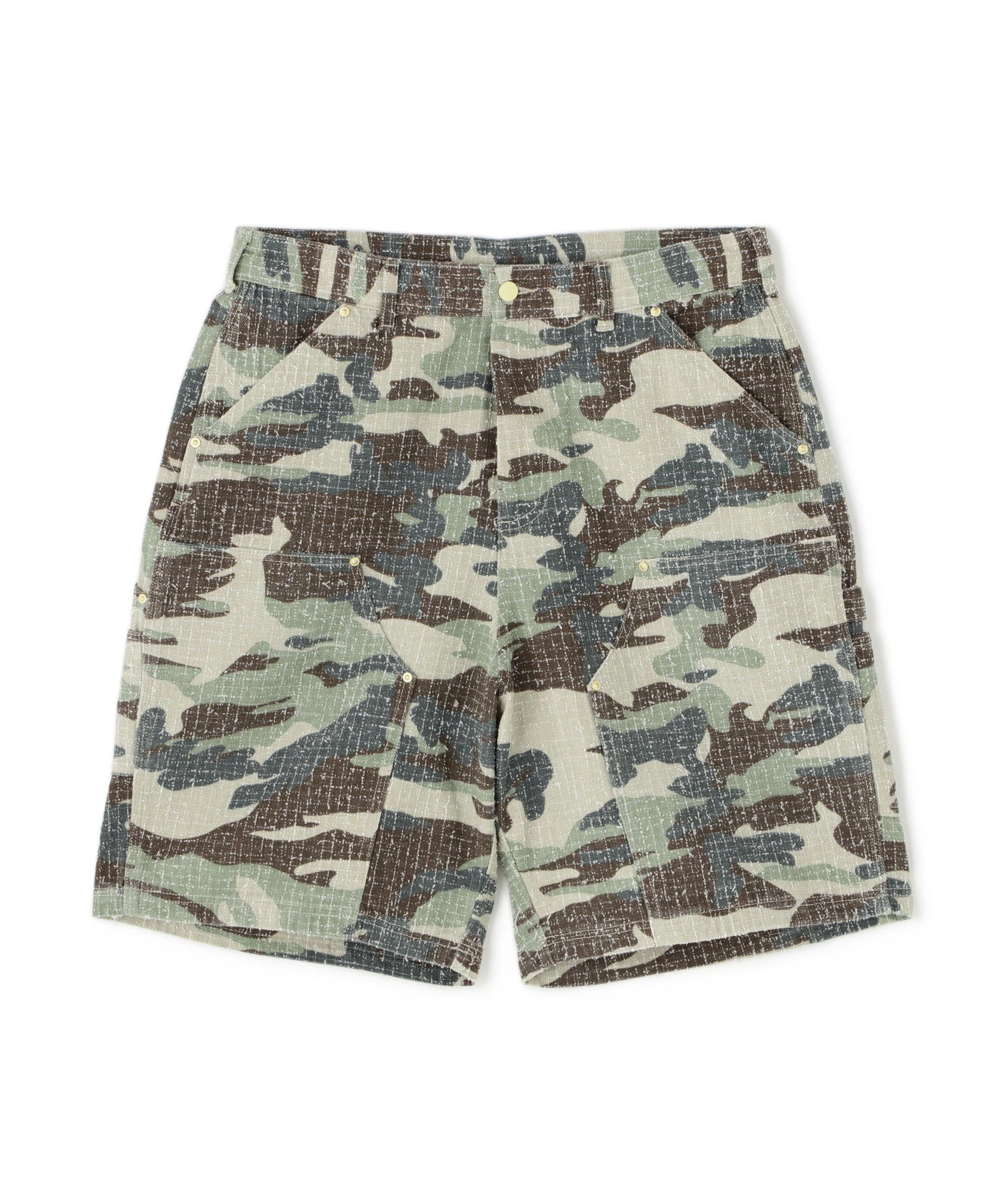 【エルエイチピー/LHP / MEN】のWHITELAND/ホワイトランド/CAMO DOUBLE KNEE SHORT PANTS 人気、トレンドファッション・服の通販 founy(ファニー) 　ファッション　Fashion　メンズファッション　Fashion for Men　ボトムス　Bottoms　ハーフパンツ・ショートパンツ　Shorts & Half Pants　カットソー　Cut and Sewn Top　ショーツ　Shorts, Short Pants　スウェット / スエット　Sweatshirt, Sweatwear　トレンド　Trend, Trending Now　フロント　Front, Front Design　ワイド　Wide, Wide Fit　ヴィンテージ　Vintage Style　 other-1|ID: prp329100004719944 ipo3291000000034107268