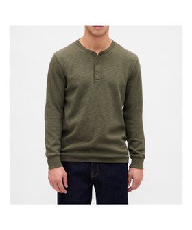 【ギャップ/GAP】のダブルニット ヘンリーネックTシャツ 人気、トレンドファッション・服の通販 founy(ファニー) ファッション Fashion レディースファッション Fashion for Women トップス・カットソー Cut & Sew Tops ニット Knit Tops & Sweaters シャツ・ブラウス・オフィスカジュアル Elegant Blouses & Button-Ups ロングTシャツ・Tシャツ Longline T-Shirts & Tees スリム Slim, Slim Fit ダブル Double, Double-Breasted フィット Fit, Slim Fit 長袖 Long Sleeve, Full Sleeve |ID:prp329100004719974