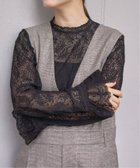 【イエナ/IENA】のリーフレースブラウス 人気、トレンドファッション・服の通販 founy(ファニー) ファッション Fashion レディースファッション Fashion for Women トップス・カットソー Cut & Sew Tops シャツ・ブラウス・オフィスカジュアル Elegant Blouses & Button-Ups 2025年 2025 2025-2026秋冬・A/W Autumn/Winter 2025–26 AW25–26 インナー Innerwear エアリー Airy Texture サロペット Overalls, Salopette ジャケット Jacket, Outerwear スウェット / スエット Sweatshirt, Sweatwear リーフ Leaf, Botanical Leaf レース Lace, Lace Fabric エレガント 上品 Elegant thumbnail ブラック|ID: prp329100004720041 ipo3291000000034558526