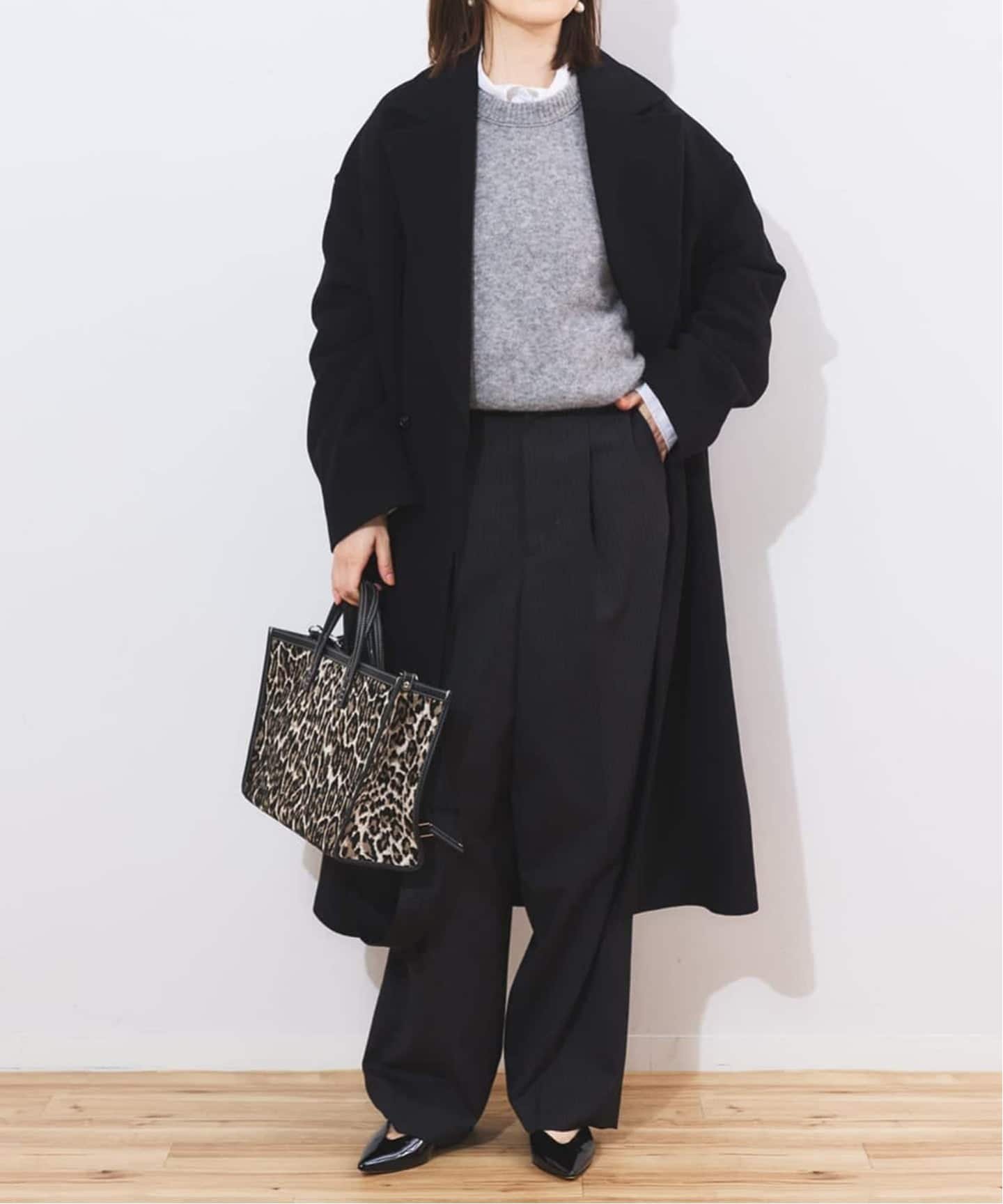 【ジャーナルスタンダード レサージュ/journal standard L'essage】の《追加》SUPER120/MANTECOオーバーコート インテリア・キッズ・メンズ・レディースファッション・服の通販 founy(ファニー) 　ファッション　Fashion　レディースファッション　Fashion for Women　アウター　Coat / Outerwear Collection　コート・ロングコート・ピーコート　Long Coats, Peacoats & More　アクリル　Acrylic Material　イタリア　Italy　ダブル　Double, Double-Breasted　エレガント 上品　Elegant　ブラック|ID: prp329100004720066 ipo3291000000034784467