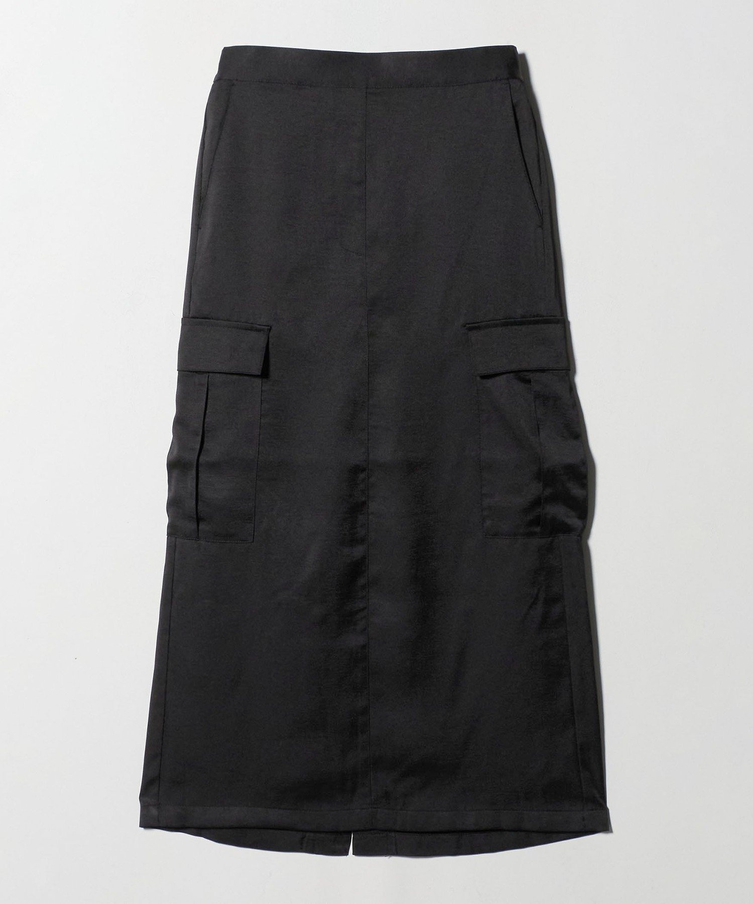 【ユナイテッドアローズ/UNITED ARROWS】のサテン カーゴスカート -ウォッシャブル- A DAY IN THE LIFE インテリア・キッズ・メンズ・レディースファッション・服の通販 founy(ファニー) 　ファッション　Fashion　レディースファッション　Fashion for Women　スカート　Skirts　ウォッシャブル　Machine Washable　サテン　Satin, Glossy Fabric　ジャケット　Jacket, Outerwear　スリット　Slit, Slit Detail　デニム　Denim, Jeans Material　トレンド　Trend, Trending Now　バランス　Balance, Style Balance　フィット　Fit, Slim Fit　A/W・秋冬　Autumn/Winter　アウトレット　Outlet / Clearance　エレガント 上品　Elegant　ビジネス 仕事 通勤　Business / Work / Commuting　BLACK|ID: prp329100004720173 ipo3291000000034948091