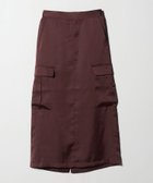 【ユナイテッドアローズ/UNITED ARROWS】のサテン カーゴスカート -ウォッシャブル- A DAY IN THE LIFE 人気、トレンドファッション・服の通販 founy(ファニー) ファッション Fashion レディースファッション Fashion for Women スカート Skirts ウォッシャブル Machine Washable サテン Satin, Glossy Fabric ジャケット Jacket, Outerwear スリット Slit, Slit Detail デニム Denim, Jeans Material トレンド Trend, Trending Now バランス Balance, Style Balance フィット Fit, Slim Fit A/W・秋冬 Autumn/Winter アウトレット Outlet / Clearance エレガント 上品 Elegant ビジネス 仕事 通勤 Business / Work / Commuting thumbnail MD.BROWN|ID: prp329100004720173 ipo3291000000034948092