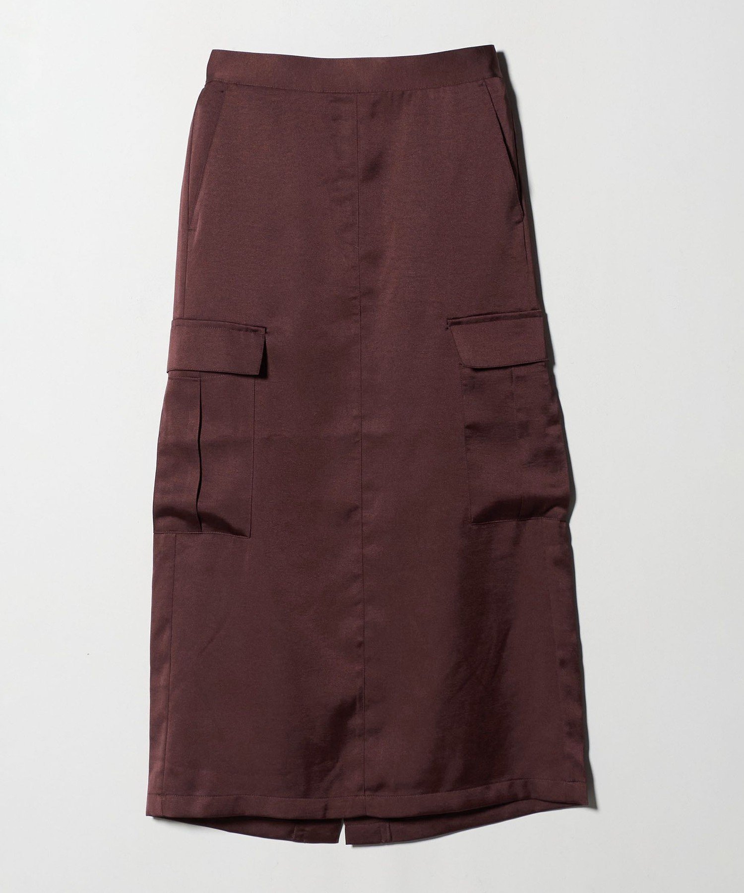 【ユナイテッドアローズ/UNITED ARROWS】のサテン カーゴスカート -ウォッシャブル- A DAY IN THE LIFE インテリア・キッズ・メンズ・レディースファッション・服の通販 founy(ファニー) 　ファッション　Fashion　レディースファッション　Fashion for Women　スカート　Skirts　ウォッシャブル　Machine Washable　サテン　Satin, Glossy Fabric　ジャケット　Jacket, Outerwear　スリット　Slit, Slit Detail　デニム　Denim, Jeans Material　トレンド　Trend, Trending Now　バランス　Balance, Style Balance　フィット　Fit, Slim Fit　A/W・秋冬　Autumn/Winter　アウトレット　Outlet / Clearance　エレガント 上品　Elegant　ビジネス 仕事 通勤　Business / Work / Commuting　MD.BROWN|ID: prp329100004720173 ipo3291000000034948092