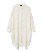 【マーコート/MARcourt】のmizuiro ind バンドカラーロングシャツ 人気、トレンドファッション・服の通販 founy(ファニー) ファッション Fashion レディースファッション Fashion for Women トップス・カットソー Cut & Sew Tops シャツ・ブラウス・オフィスカジュアル Elegant Blouses & Button-Ups スリット Slit, Slit Detail セットアップ Set-Up, Coordinated Outfit ツイル Twist, Twisted Detail フロント Front, Front Design ポケット Pocket, Pocket Detail エレガント 上品 Elegant 再入荷 Restock / Back in Stock 春 Spring 無地 Plain, Solid Color 羽織 Haori, Light Jacket 長袖 Long Sleeve, Full Sleeve thumbnail オフホワイト|ID: prp329100004720273 ipo3291000000034109785