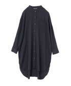【マーコート/MARcourt】のmizuiro ind バンドカラーロングシャツ 人気、トレンドファッション・服の通販 founy(ファニー) ファッション Fashion レディースファッション Fashion for Women トップス・カットソー Cut & Sew Tops シャツ・ブラウス・オフィスカジュアル Elegant Blouses & Button-Ups スリット Slit, Slit Detail セットアップ Set-Up, Coordinated Outfit ツイル Twist, Twisted Detail フロント Front, Front Design ポケット Pocket, Pocket Detail エレガント 上品 Elegant 再入荷 Restock / Back in Stock 春 Spring 無地 Plain, Solid Color 羽織 Haori, Light Jacket 長袖 Long Sleeve, Full Sleeve thumbnail ネイビー|ID: prp329100004720273 ipo3291000000034109790