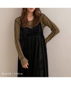 【ノアル/NOAHL】のギャザーデザインベロアキャミワンピース 人気、トレンドファッション・服の通販 founy(ファニー) ファッション Fashion レディースファッション Fashion for Women ワンピース Dresses キャミソールワンピース Camisole Dresses おすすめ Recommended / Our Picks キャミワンピース Cami Dress, Slip Dress ギャザー Gathered, Ruffled ベロア Velour, Soft Velvet ポケット Pocket, Pocket Detail ワンポイント One Point, Statement Accent thumbnail ブラック|ID: prp329100004720282 ipo3291000000034109842