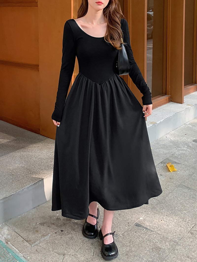 【ドゥーベル/Doux Belle】のギャザーウエストラウンドネックワンピース レディース ワンピース 人気、トレンドファッション・服の通販 founy(ファニー) ファッション Fashion レディースファッション Fashion for Women ワンピース Dresses ギャザー Gathered, Ruffled フェミニン Feminine, Girly ポケット Pocket, Pocket Detail ラウンド Round, Round Neck ロング Long, Long-Length 冬 Winter / This Winter 春 Spring 秋 Autumn A/W・秋冬 Autumn/Winter 長袖 Long Sleeve, Full Sleeve other-1|ID: prp329100004720307 ipo3291000000034588510